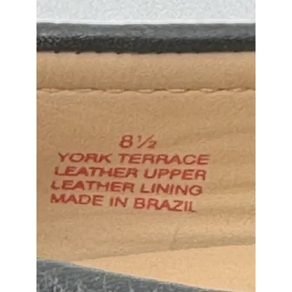 Marc Joseph New York Black York Terrace Leather Loafer Size 8.5 Made in Brazil - Picture 8 of 9